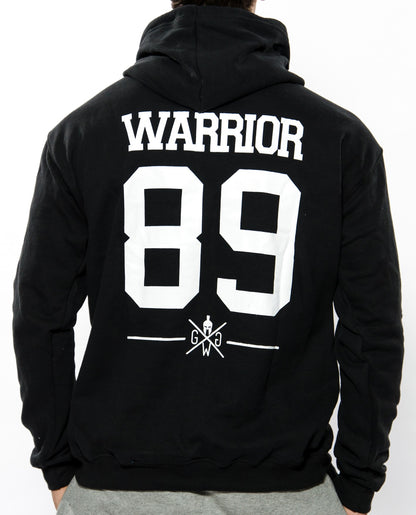 Warrior Flag Gym Hoodie - Black