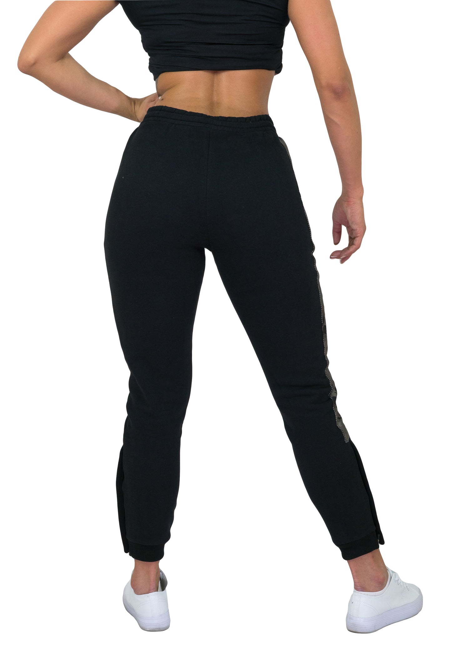 Women's sweatpants - black / camo