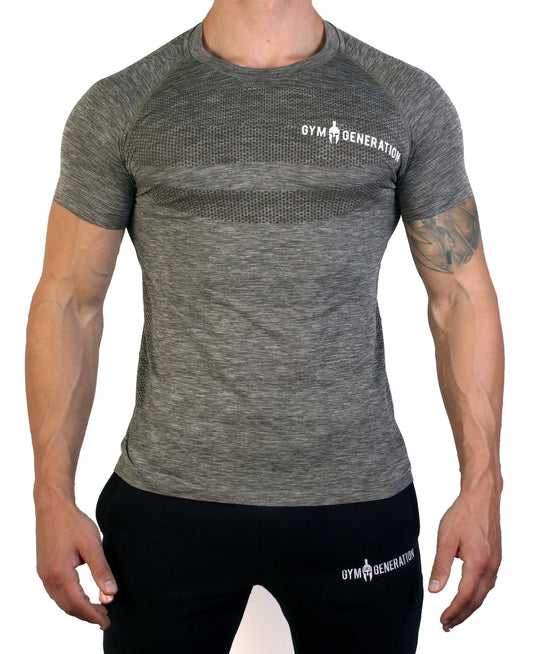 Seamless Fitness Shirt - Olive