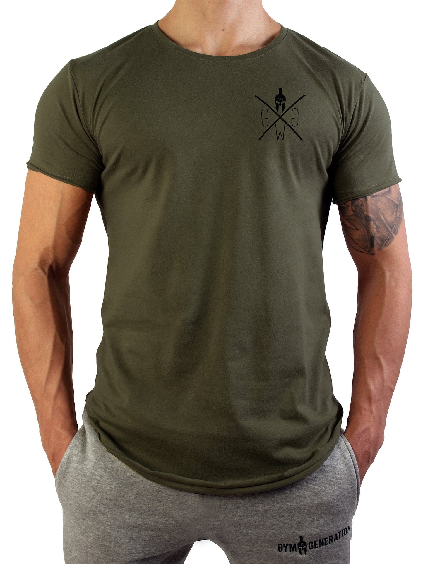 Gym T-Shirt Warrior - Olive