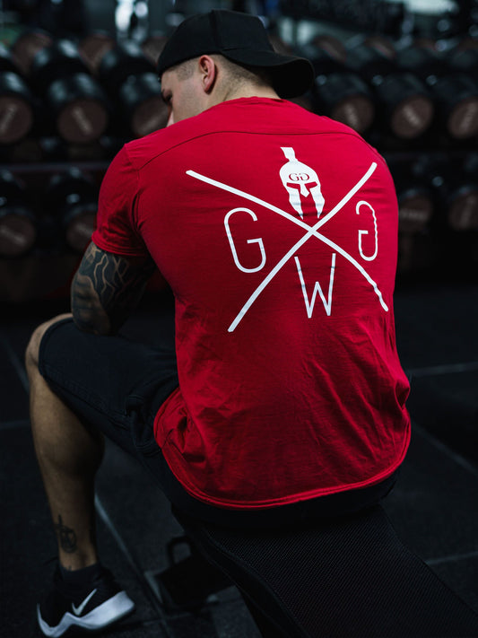 Gym T-Shirt Warrior - Rot