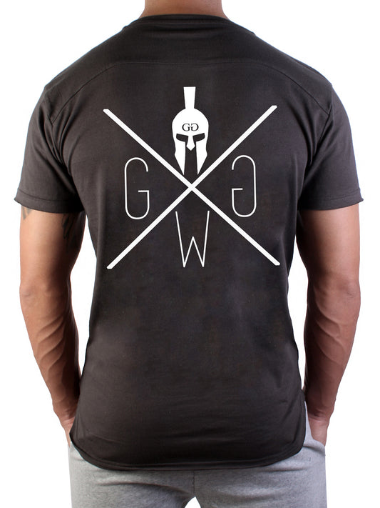 Gym T-Shirt Warrior - Dunkelgrau