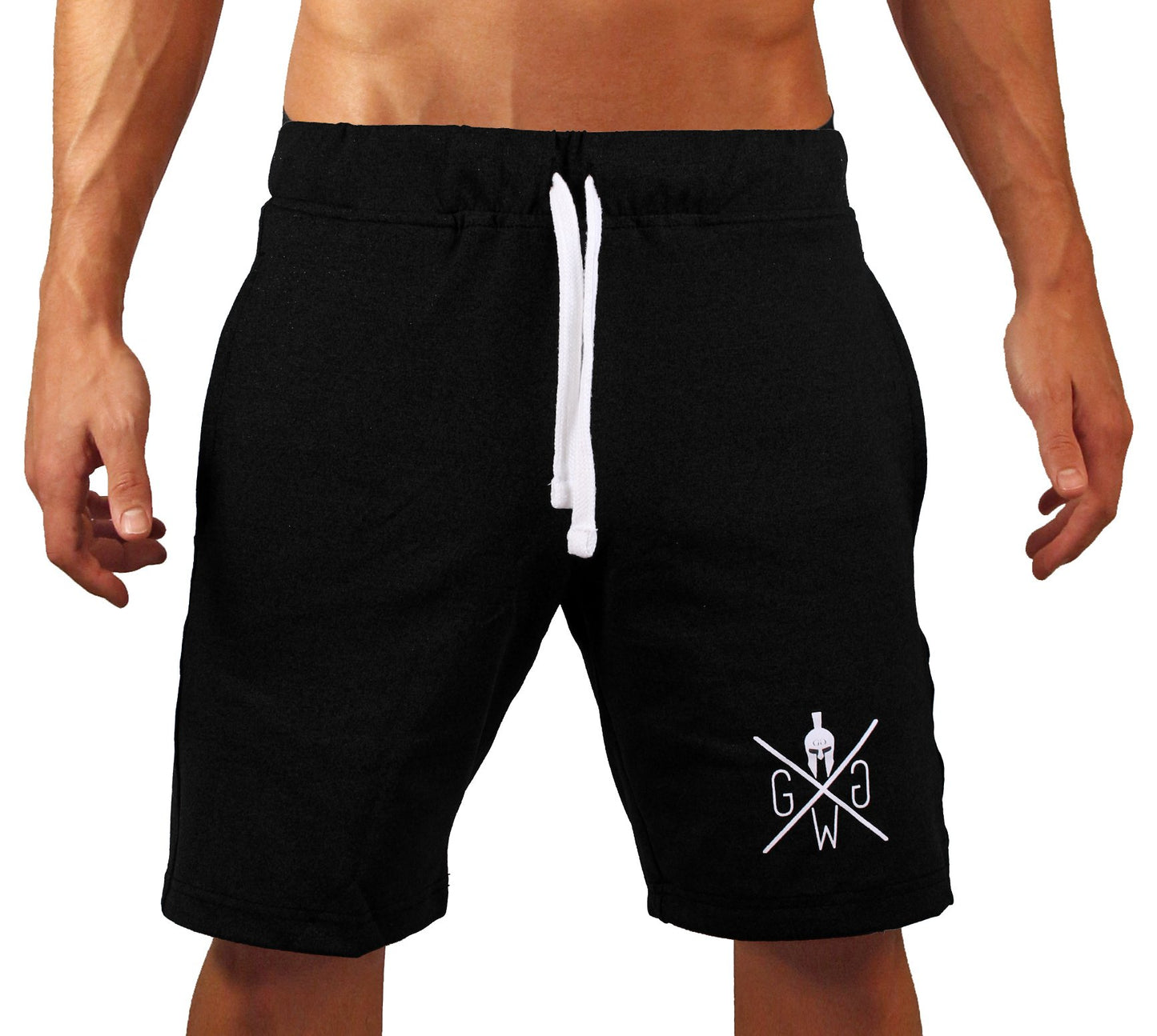 Fitness Shorts V8 Premium - Schwarz