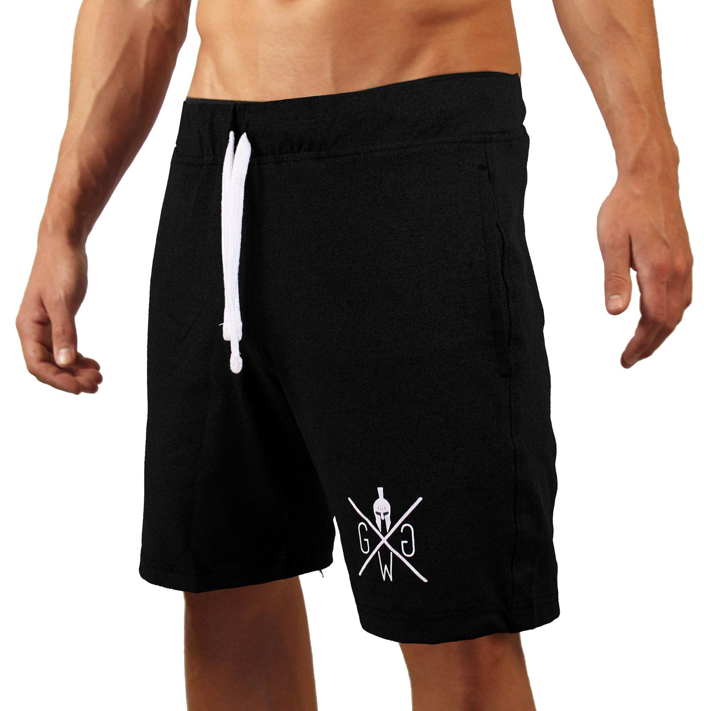 Fitness Shorts V8 Premium - Schwarz