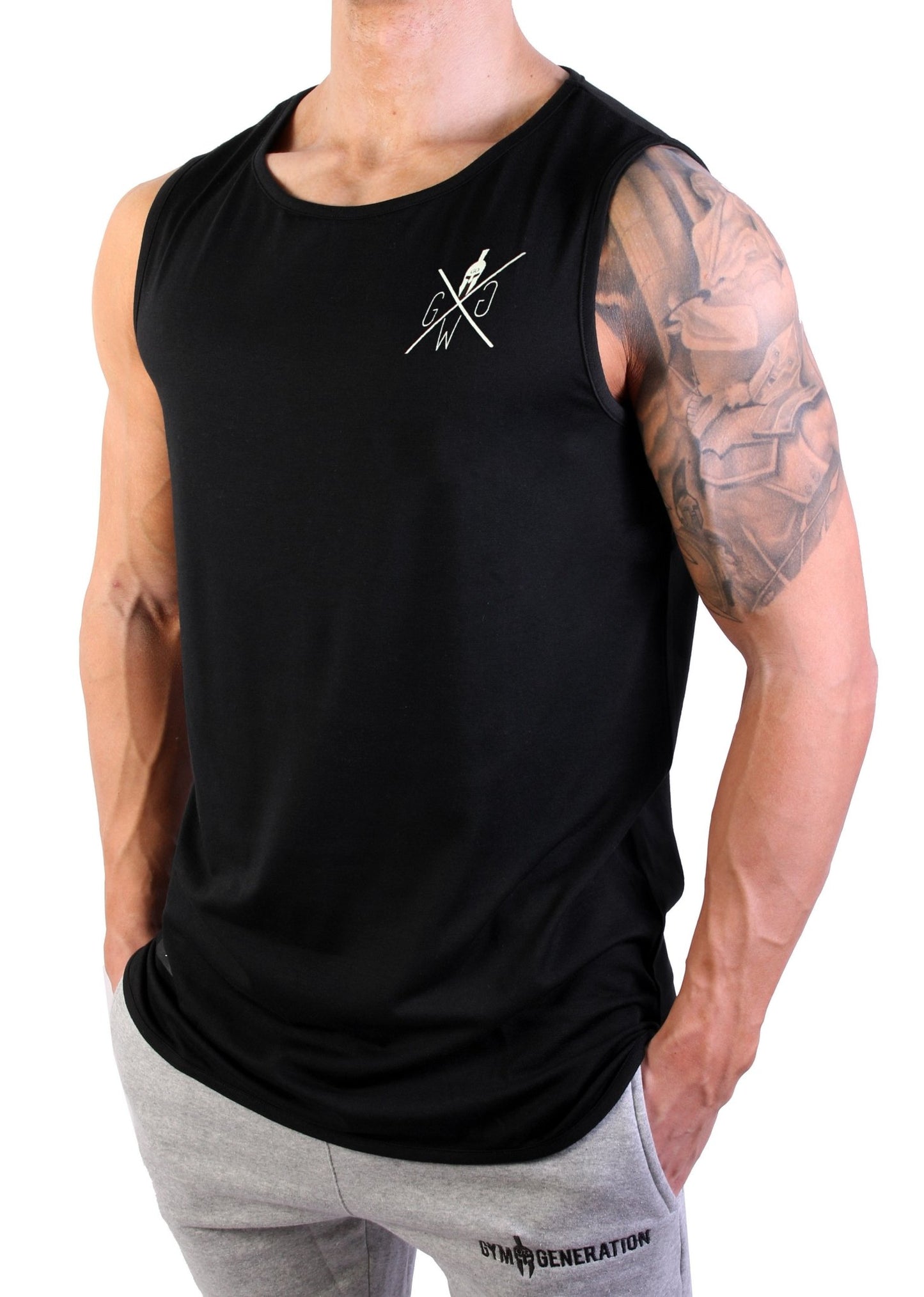 Warrior Tank Top - Schwarz - Gym Generation-