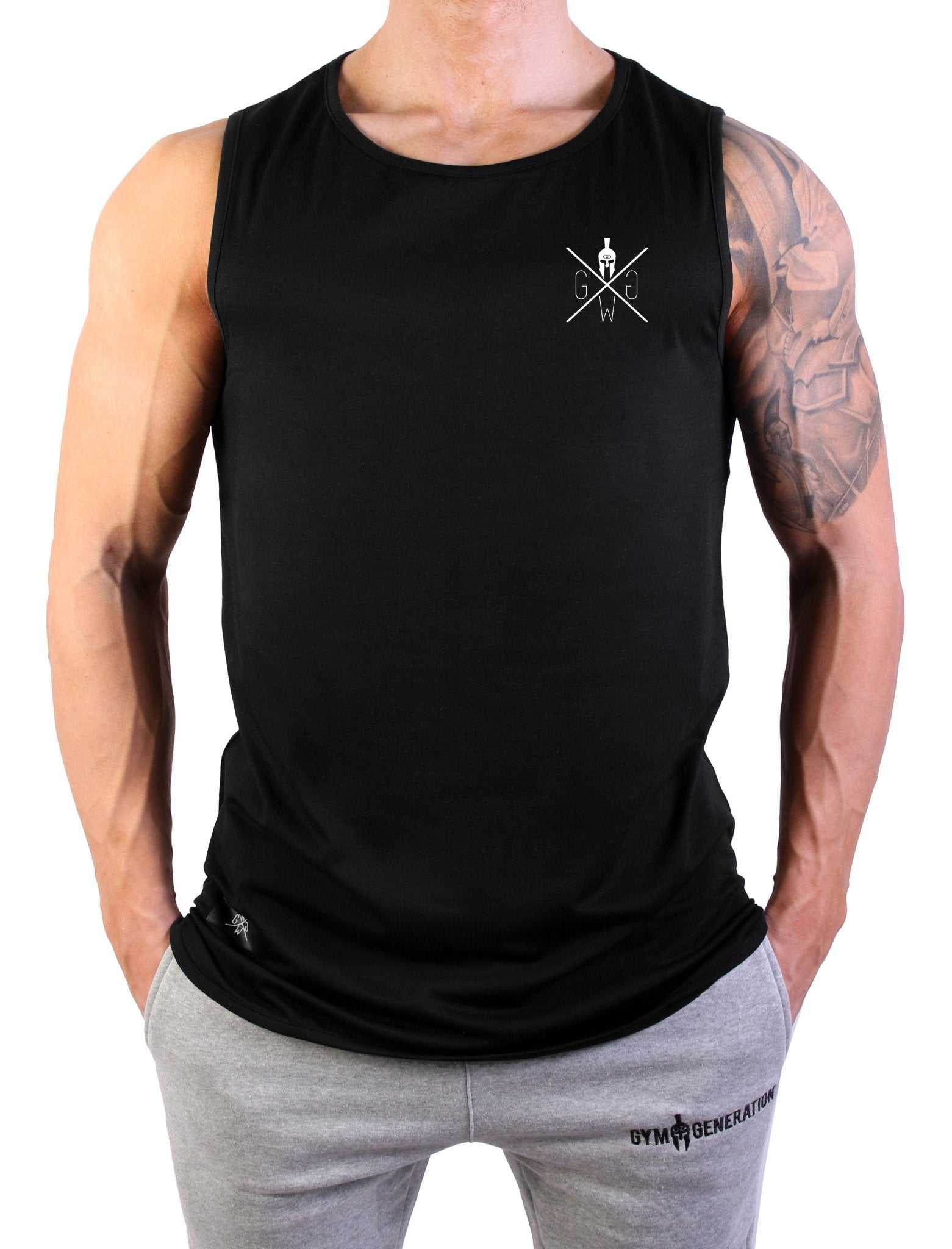 Warrior Tank Top - Schwarz - Gym Generation-